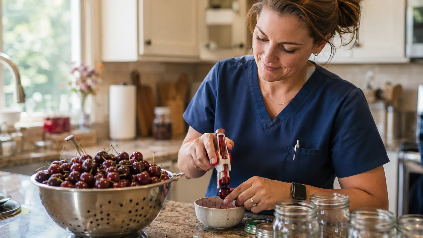 EddHomes Cherry Pitter Review: A Full Canning Season of Use
