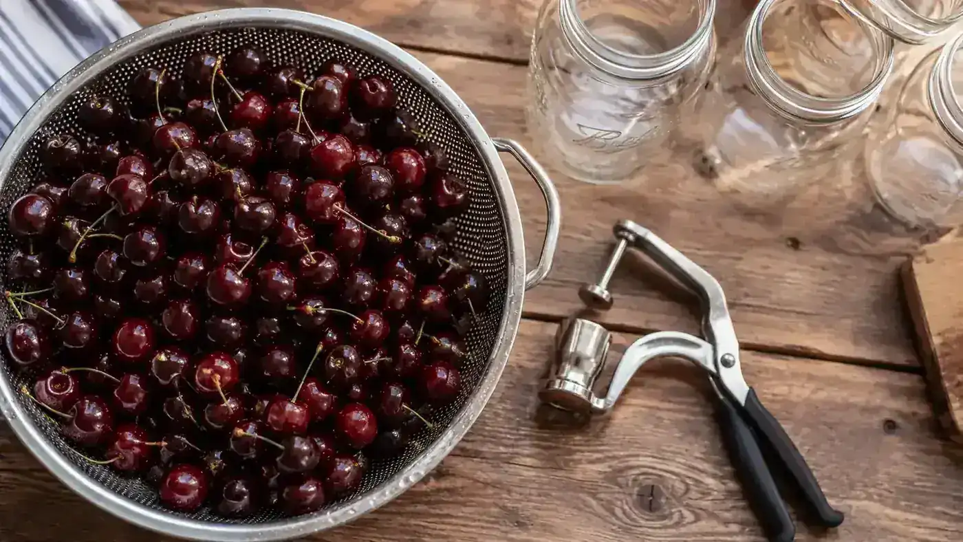 How to Pit Cherries Fast for Canning and Jam