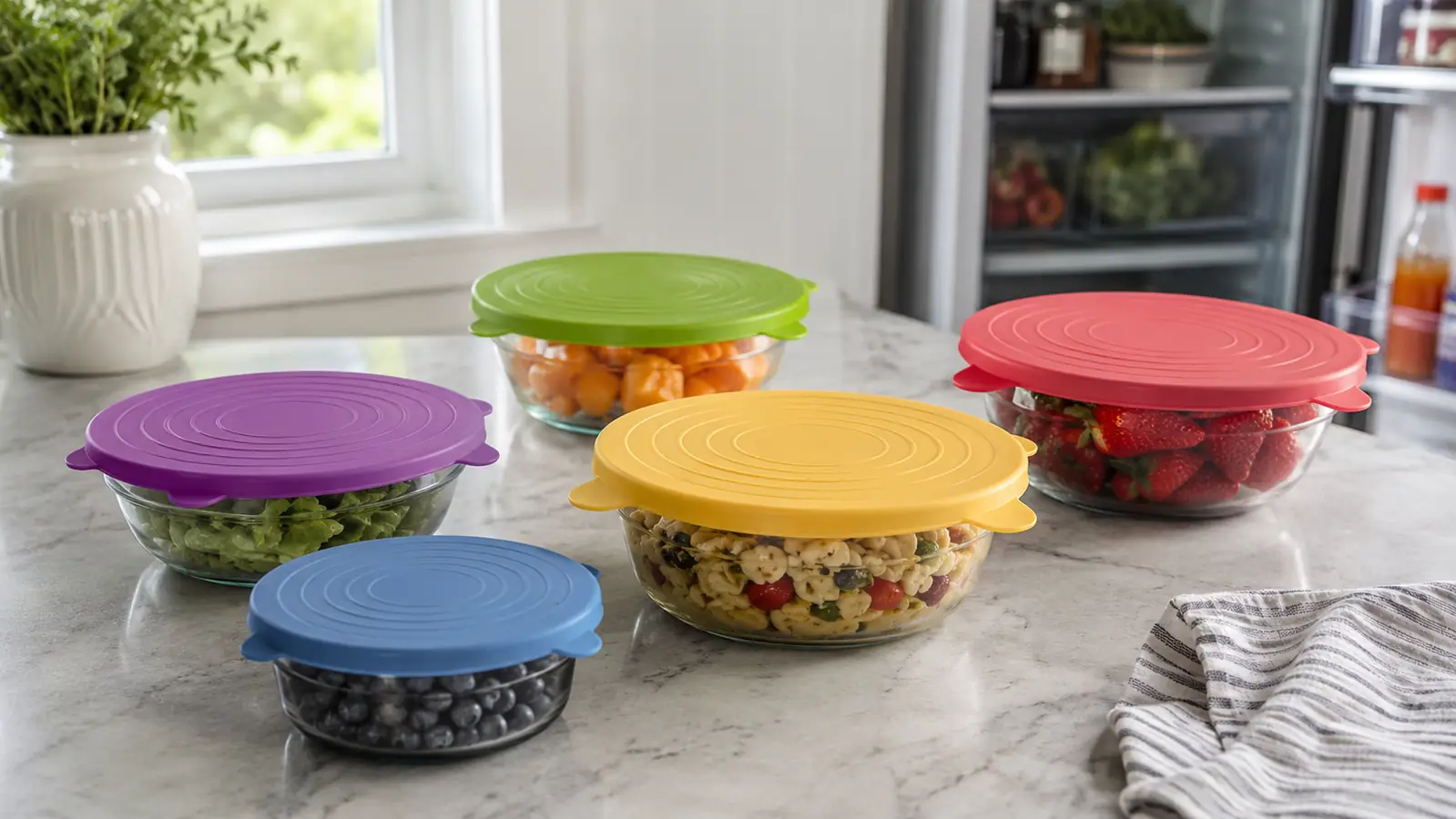 How to Store Leftovers With Silicone Stretch Lids